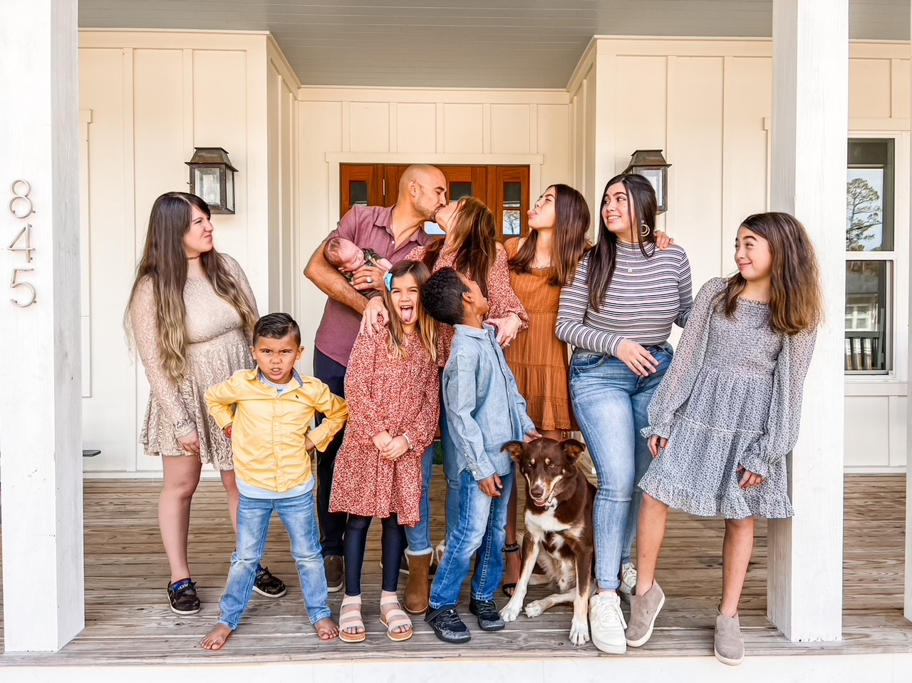 Matt Parenzan and his family