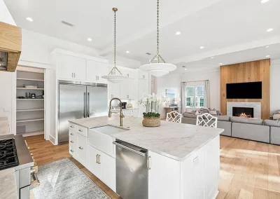 Kitchen and Living Room