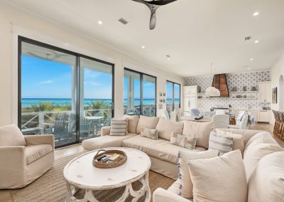 Kitchen and Living open concept